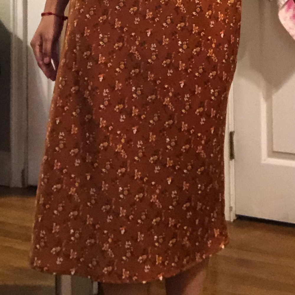 FLOWER ORANGE DRESS - Picture 2 of 2